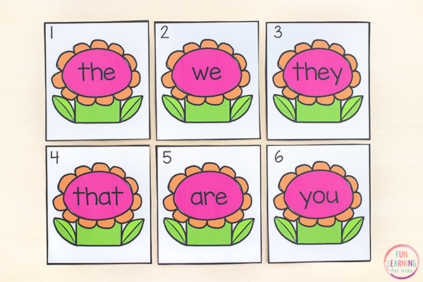 Free spring theme write the room activity for your spring lesson plans.
