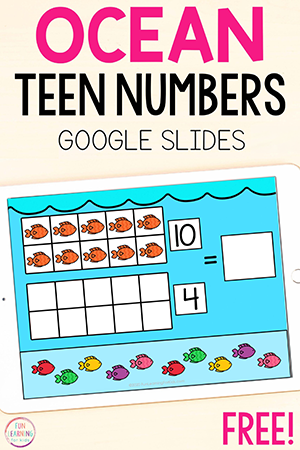Digital Ocean Teen Numbers Activity