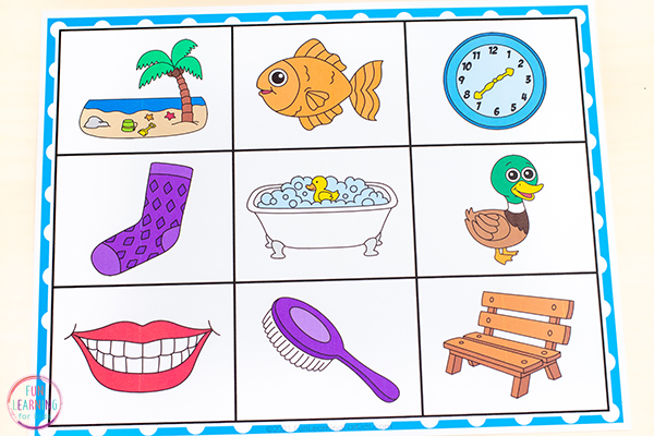 A free printable beginning and ending digraphs reading resource for your reading centers in first grade or second grade.