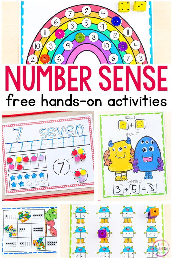 Number Sense Activities and Printables