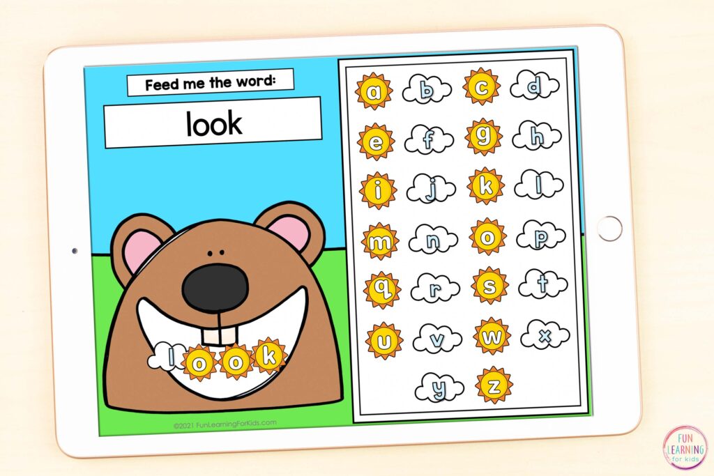 A free Groundhog Day literacy activity for virtual learning on Seesaw and Google Slides. 