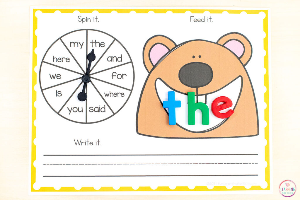 A free printable Groundhog Day activity for literacy and math centers.
