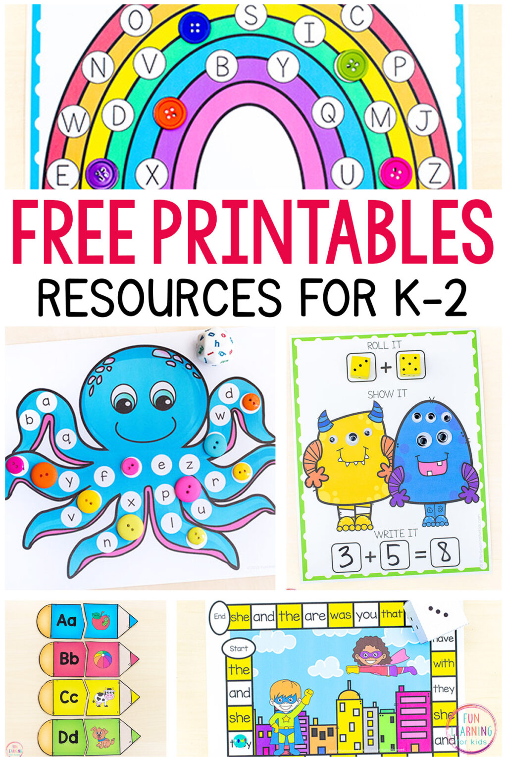 400+ Free Printables and Activities for Kids