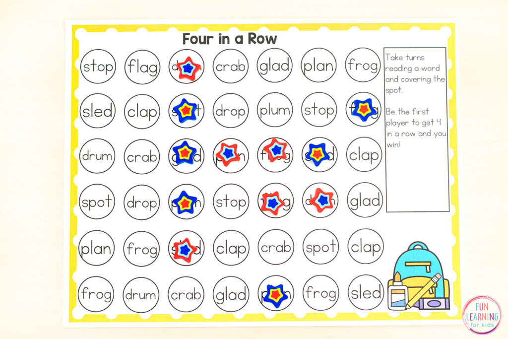 A fun back to school theme editable board game for kids in kindergarten and first grade.