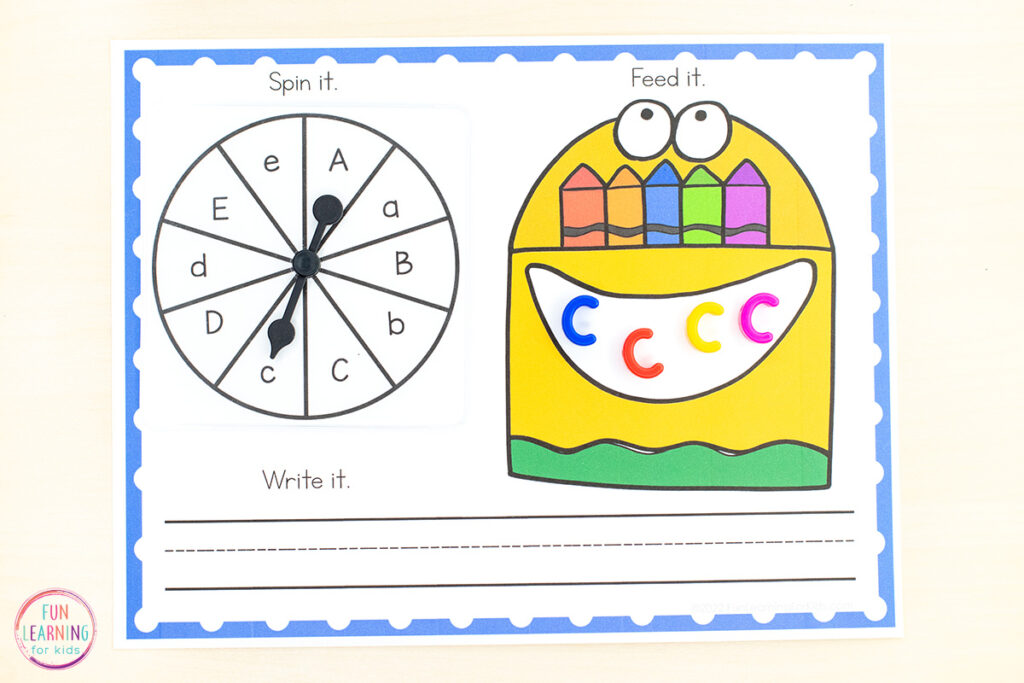 Back to school editable word work activity mats for phonics skills, high frequency words, CVC words, spelling words and even letters and numbers!