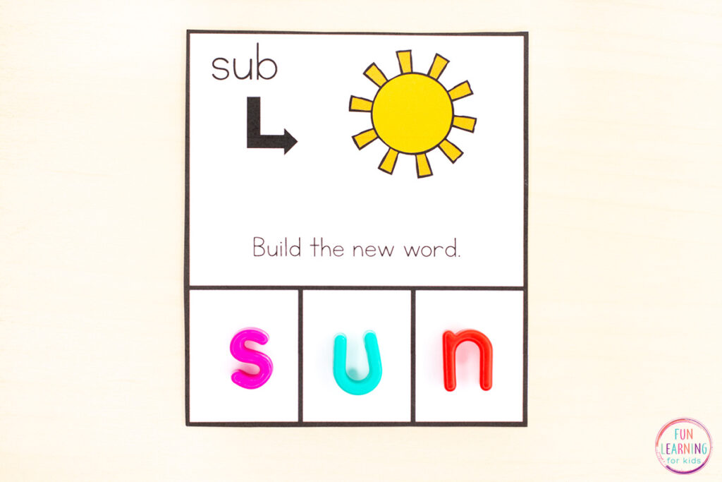 A free phonemic awareness and phonics resource for learning to isolate sounds and manipulate sounds in simple CVC words.