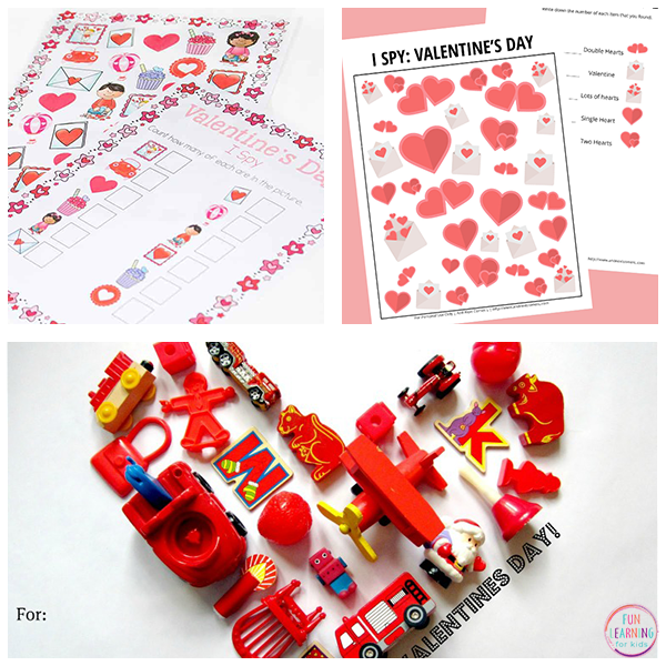 Valentine's Day I-Spy Games for Kids