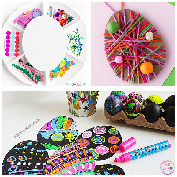 Easter Crafts for Kids Collage