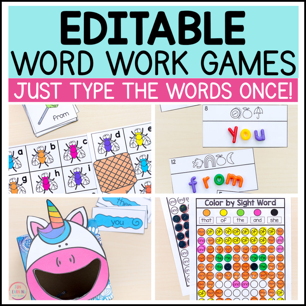 EditableWordWorkGames