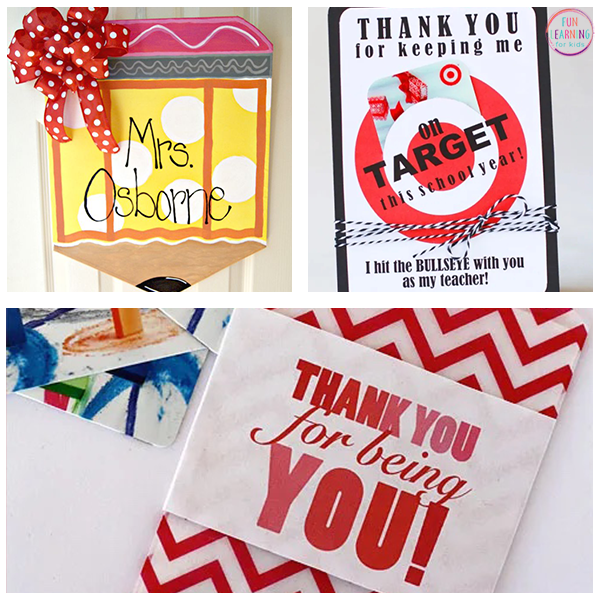 Gift Card Teacher Appreciation Gifts