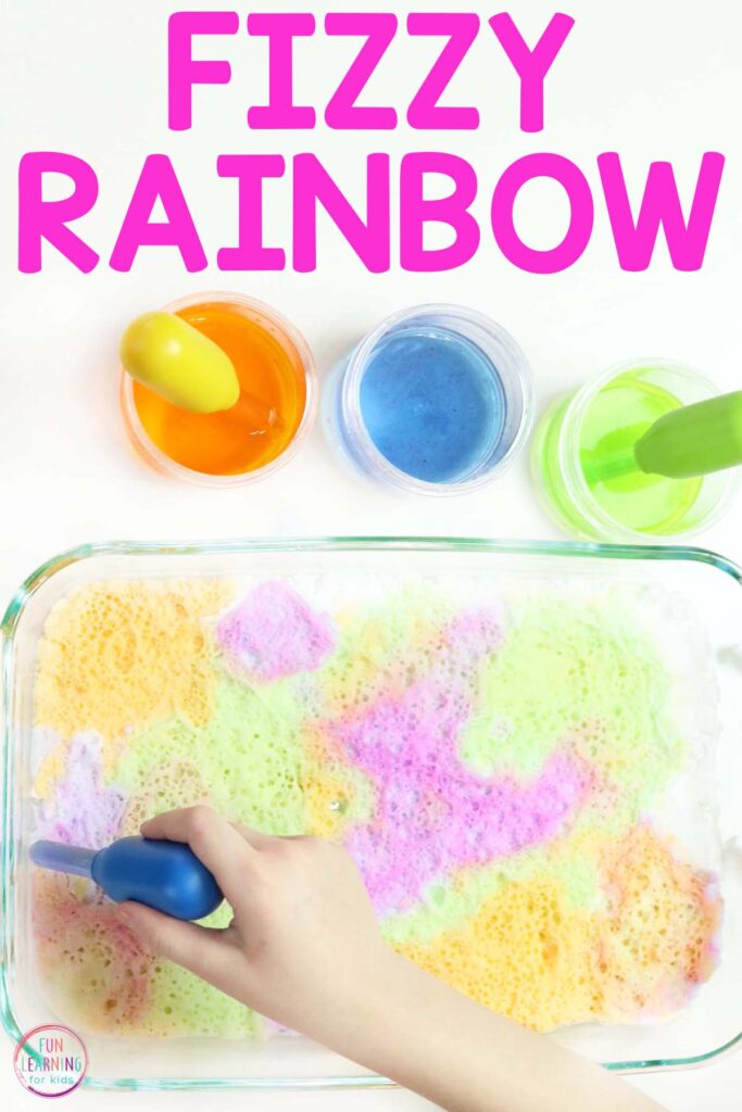Fizzy Rainbow Science Experiment