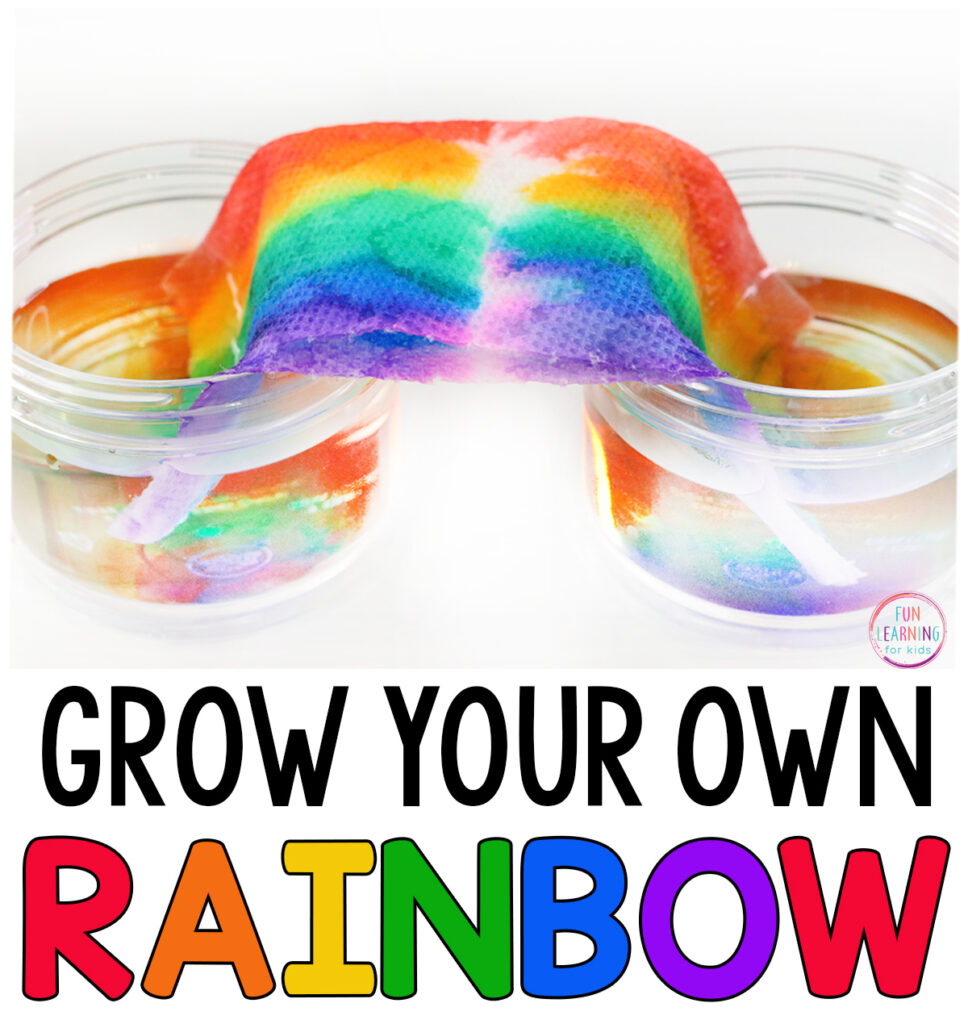 Grow a Rainbow Experiment