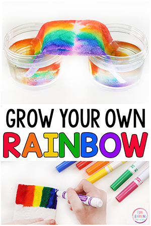 Grow a Rainbow Science Experiment