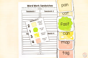 Word Work Sandwiches