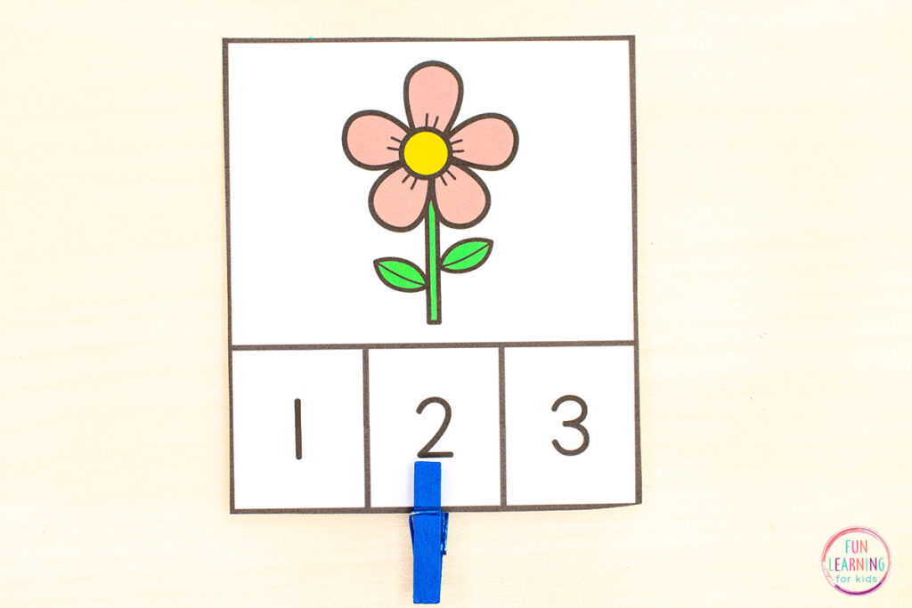 Syllable counting literacy activity for kids. A fun way to develop phonological awareness and build fine motor skills.