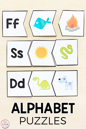 Beginning Sounds Alphabet Puzzles Free Printable