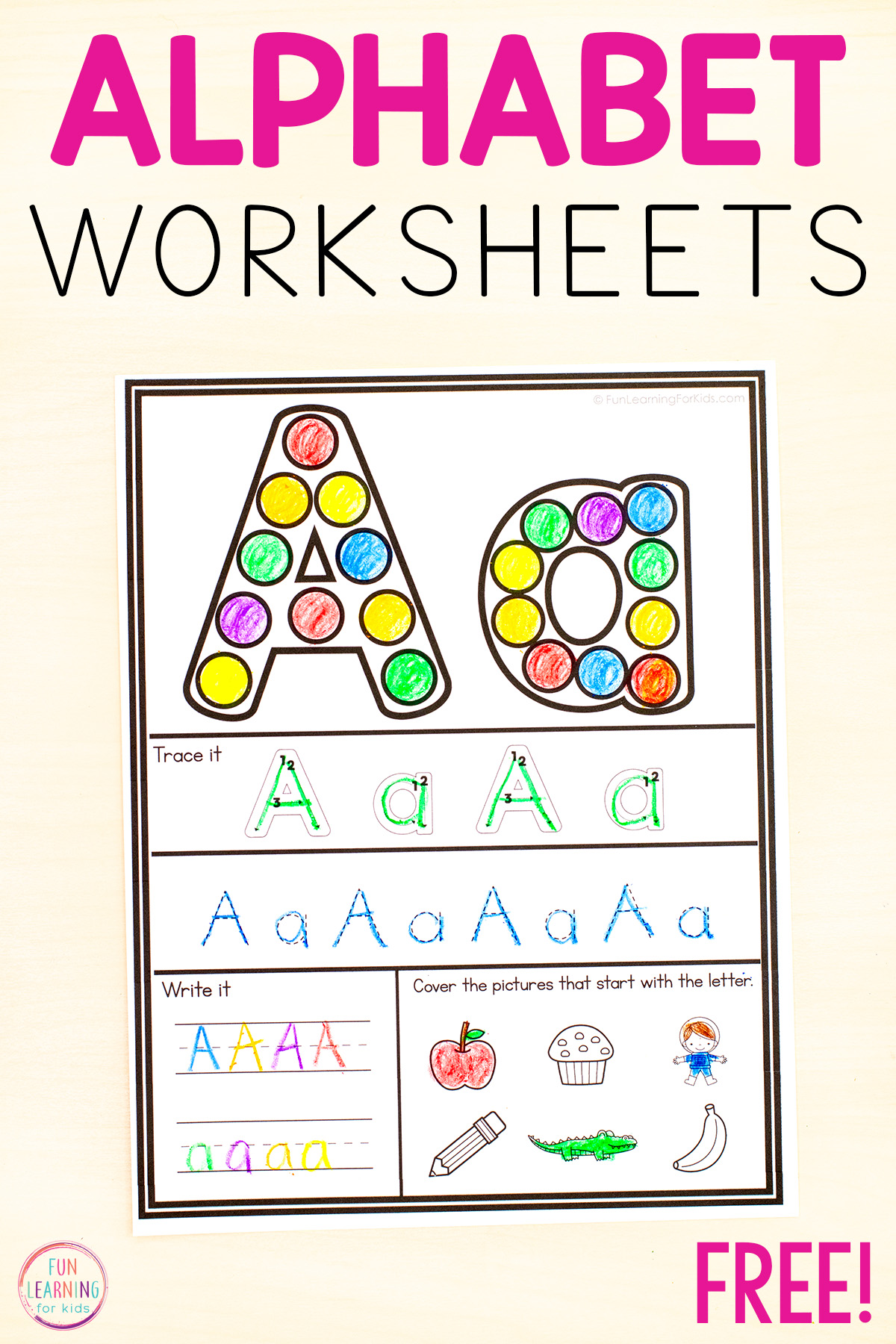 Alphabet Worksheets For Kids Letter Recognition Infoupdate