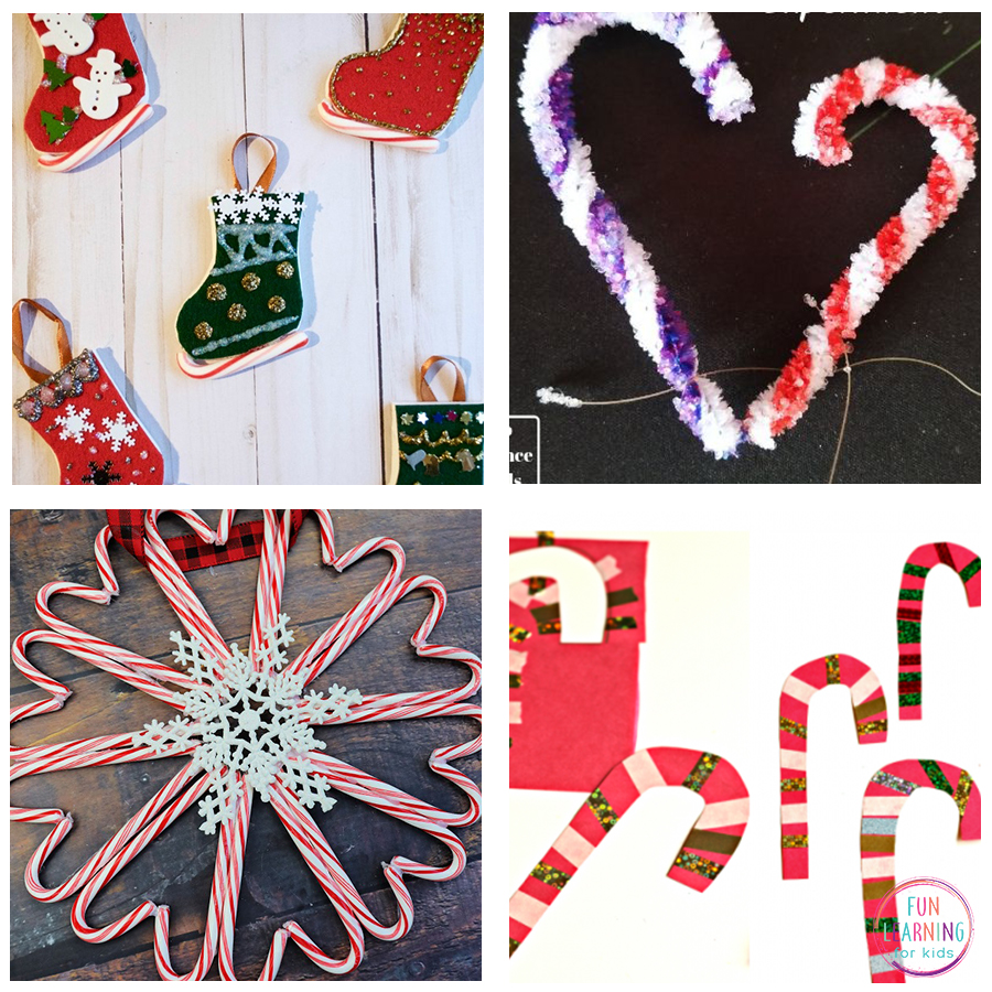 Candy Cane Christmas Collage 2