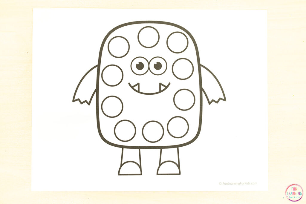 Simple math craft activity for kids in kindergarten to practice addition and build number sense.
