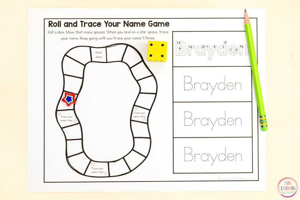 Name recognition worksheets that you can edit and use for any names.